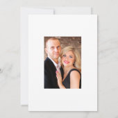 Classic Modern Bokeh Wedding Lights Save the Date (Rückseite)