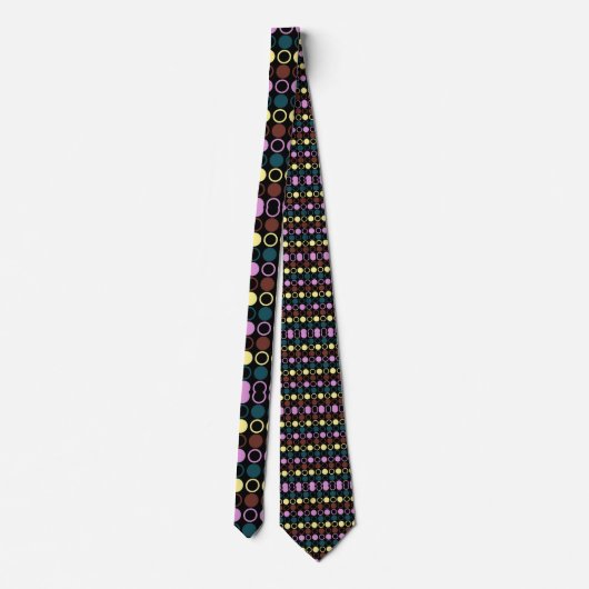 Classic Modern Chic Dots Neck Tie Krawatte (Rückseite)