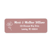 Classic & Modern Dusty Rose Wedding Address (Vorne)