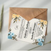 Classic Modern Elegantes Minimalistisches Hochzeit Einladung