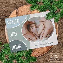 Classic Modern Frohen Festtage Silver Gold Folien Feiertagskarte