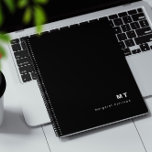 Classic Modern Monogram Initial Planer<br><div class="desc">Ein Monogramm-Initialplaner. Dieser Planer besticht durch ein klassisch modernes Aussehen mit Initialen und einem Namen. Der gesamte Text ist anpassbar und kann durch einen beliebigen Text ersetzt werden.</div>