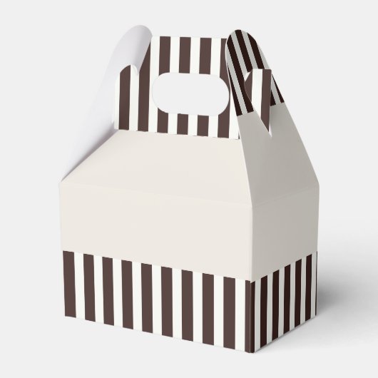 Classic Modern Stripe Niedlich Twin Bunny Girl Par Geschenkschachtel (Rückseite)