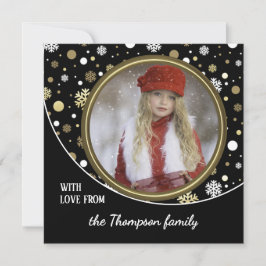 Classic Moderne Liebe Urlaub Jahreszeiten Grüße Feiertagskarte