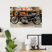 Classic Modified Z1 Dragbike Poster bis zu 60"x40" (Heimbüro)