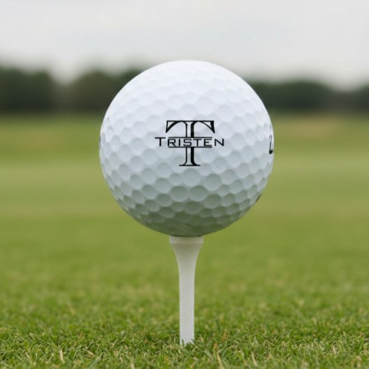 Classic Monogram Gift Golfer Golfball