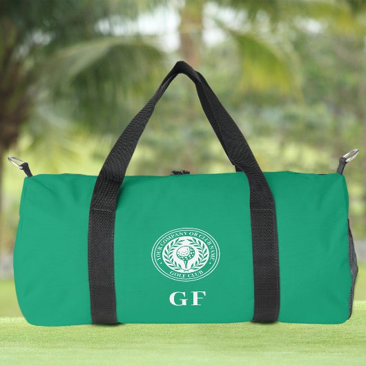 Classic Monogram Individuelle Name Green Duffle Bag