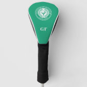 Classic Monogram Individuelle Name Green Golf Headcover (Vorderseite)
