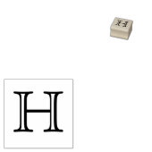 Classic Monogram Letter H 1 Inch Briefmarke Gummistempel (Stempel)