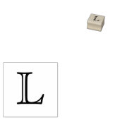 Classic Monogram Letter L 1 Inch Briefmarke Gummistempel (Stempel)