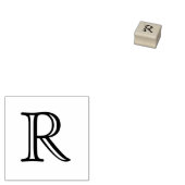 Classic Monogram Letter R 1 Zoll Briefmarke Gummistempel (Stempel)