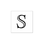 Classic Monogram Letter S 1 Zoll Briefmarke Gummistempel (Prägung)