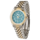 Classic Monogram Newlyweds Armbanduhr (Schrägansicht)