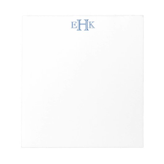 Classic Monogram Notepad Notizblock (Vorderseite)