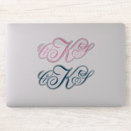 Classic Monogram Stickers | Erstkennzeichnungen Aufkleber