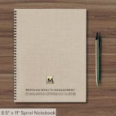 Classic Monogram Wealth Notebook Notizblock