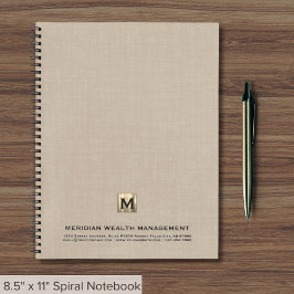 Classic Monogram Wealth Notebook Notizblock