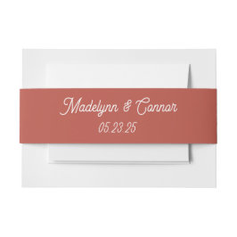 Classic Monogram Wedding Invitation Bly Band