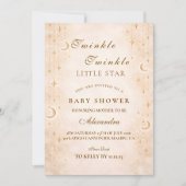 Classic Moonlight Baby Shower Einladung (Vorderseite)