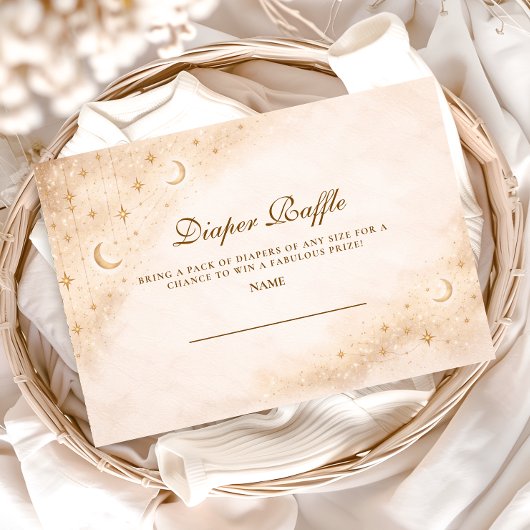 Classic Moonlight Diapper Raffle Begleitkarte