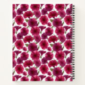 Classic Morning Glory Pattern Name Notizblock (Rückseite)