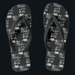 Classic Mother of the Bride Wedding Flip Flops Badesandalen<br><div class="desc">Classic Mother of the Bride Wedding Flip Flops</div>