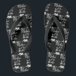 Classic Mother of the Bride Wedding Flip Flops Badesandalen<br><div class="desc">Classic Mother of the Bride Wedding Flip Flops</div>