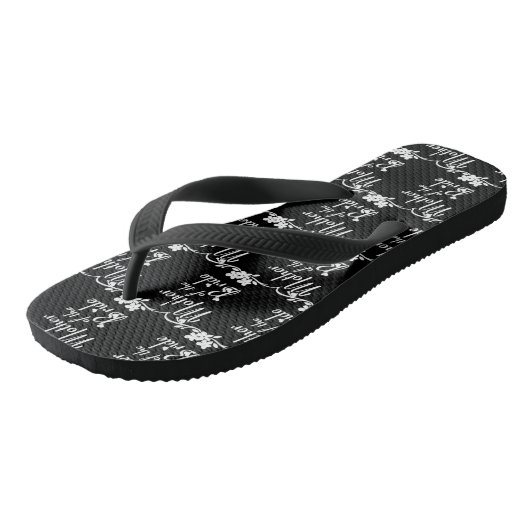 Classic Mother of the Bride Wedding Flip Flops Badesandalen (Schrägansicht)