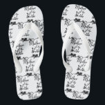 Classic Mother of the Bride Wedding Flip Flops Badesandalen<br><div class="desc">Classic Mother of the Bride Wedding Flip Flops</div>
