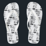 Classic Mother of the Bride Wedding Flip Flops Badesandalen<br><div class="desc">Classic Mother of the Bride Wedding Flip Flops</div>
