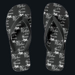 Classic Mother of the Groom Wedding Flip Flops Badesandalen<br><div class="desc">Classic Mother of the Groom Wedding Flip Flops</div>