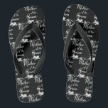 Classic Mother of the Groom Wedding Flip Flops Badesandalen<br><div class="desc">Classic Mother of the Groom Wedding Flip Flops</div>