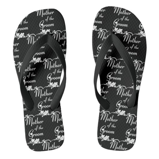 Classic Mother of the Groom Wedding Flip Flops Badesandalen (Fußbett)