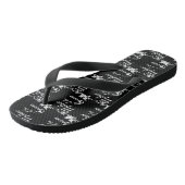 Classic Mother of the Groom Wedding Flip Flops Badesandalen (Schrägansicht)