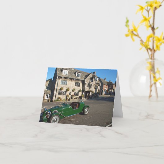 Classic Motor Car Karte (Gelbe Blume)