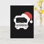 Classic Motorhome Hat Weihnachtsgeschenk Karte (Gelbe Blume)