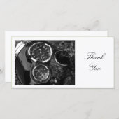 Classic Motorrad Gages - Vielen Dank Dankeskarte (Vorne/Hinten)