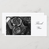 Classic Motorrad Gages - Vielen Dank Dankeskarte (Vorne/Hinten)