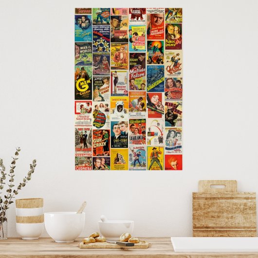 Classic Movie Collage Poster (Küche)