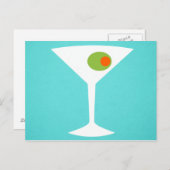 Classic Movie Martini Postkarte (Vorne/Hinten)