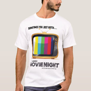 Classic =MOVIENIGHT= Grafischer T - Shirt