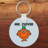 Classic Mr. Clever Logo Schlüsselanhänger (Rückseite)