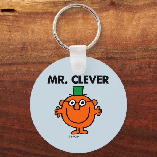 Classic Mr. Clever Logo Schlüsselanhänger (Vorderseite)