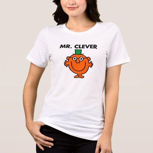Classic Mr. Clever Logo Tri-Blend Shirt (Vorderseite)