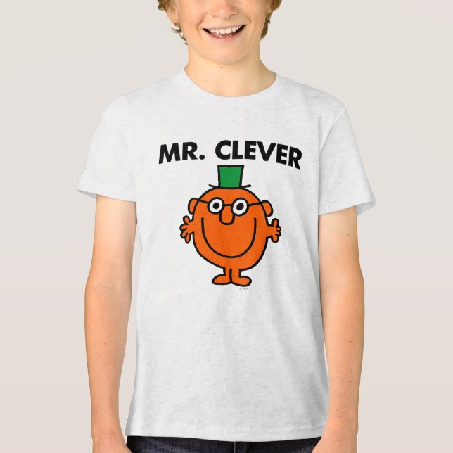 Classic Mr. Clever Logo Tri-Blend Shirt (Vorderseite)