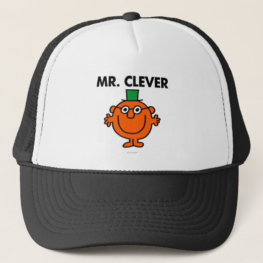 Classic Mr. Clever Logo Truckerkappe (Vorderseite)