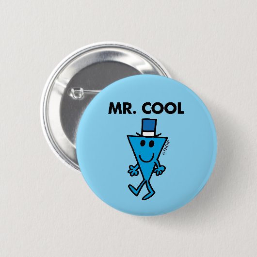 Classic Mr. Cool Pose Button (Vorne & Hinten)