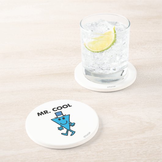 Classic Mr. Cool Pose Getränkeuntersetzer (Seite)
