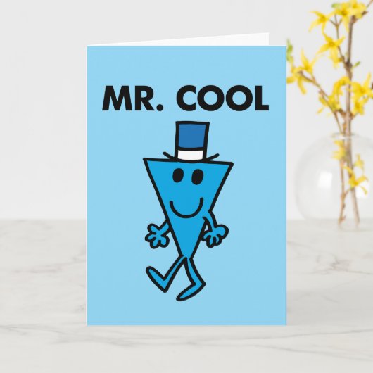 Classic Mr. Cool Pose Karte (Gelbe Blume)