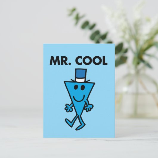 Classic Mr. Cool Pose Postkarte (Stehend Vorderseite)